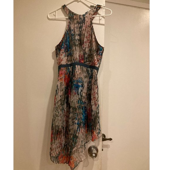 Elizabeth and James Liv Silk Tank Dress Asymmetrical Hem Size 2 - Picture 6 of 8